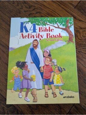 K4 Bible Activity Book Christian Homeschool Curriculum Abeka Unused 2nd edition